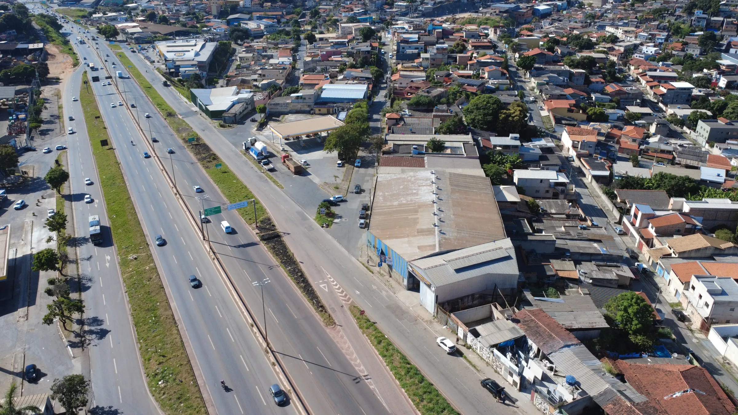 Vista aérea de Belo Horizonte, região onde fica a cooperativa